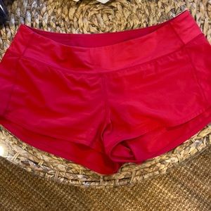 COPY - Red Lulu Lemon Shorts